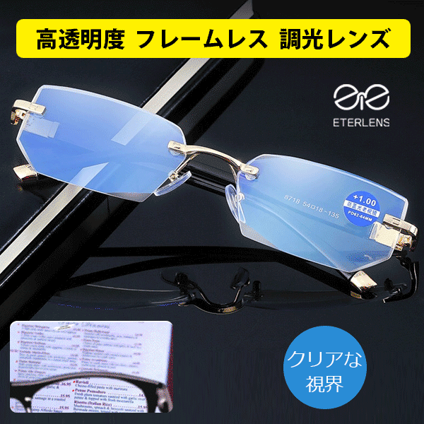 ブルーライトカット老眼鏡