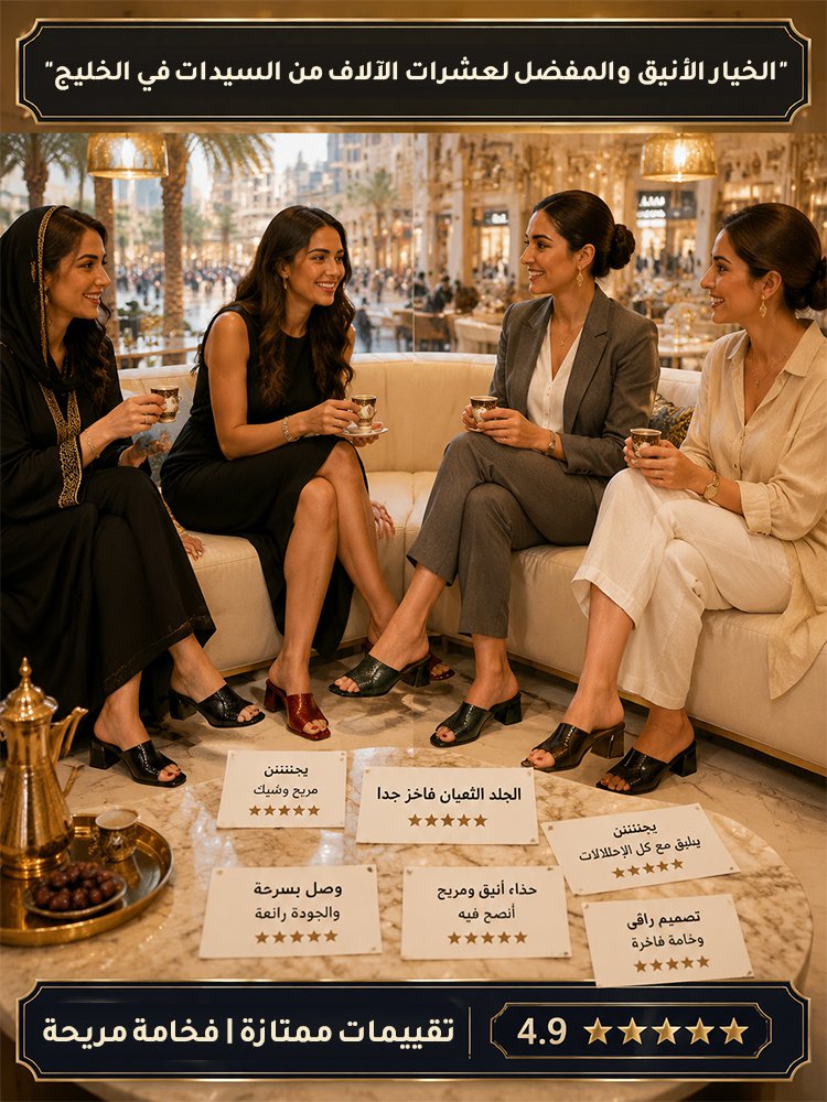 صندل نسائي بكعب عريض ونقشة جلد الثعبان وتصميم شبكي على الطراز الفرنسي