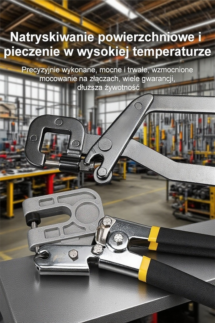 Ergonomiczne aluminiowe szczypce do montażu profili