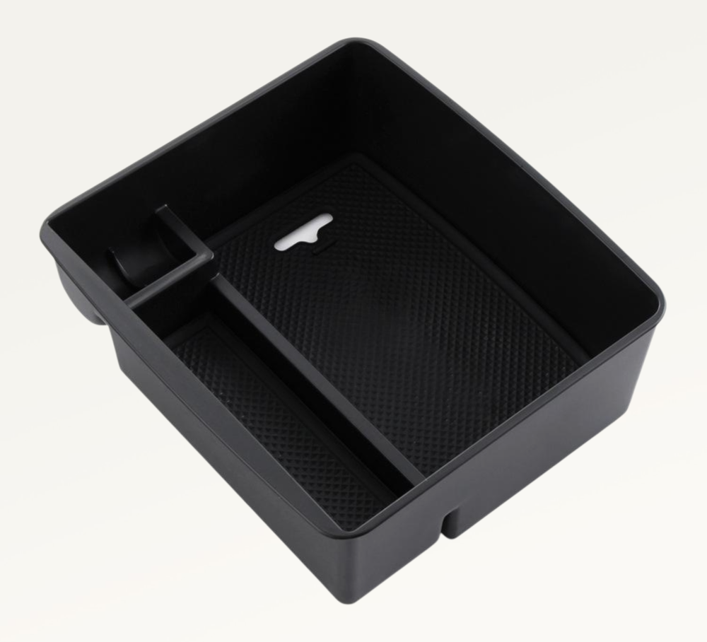 Central armrest storage box