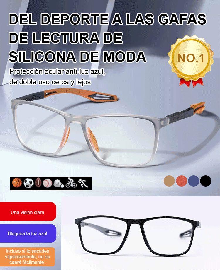 2x1: Gafas de Lectura Ultraligeras Anti-Luz Azul