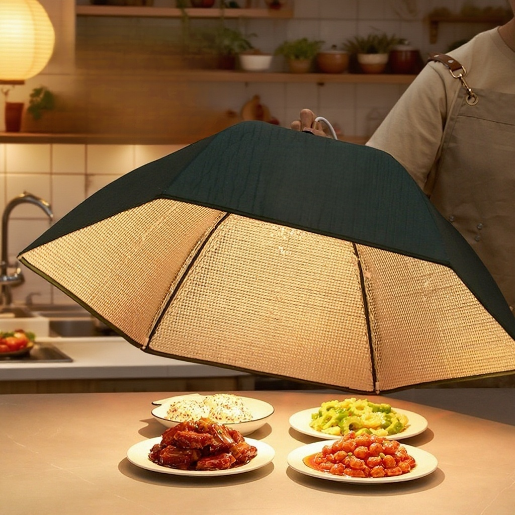 자동 보온 야채 커버