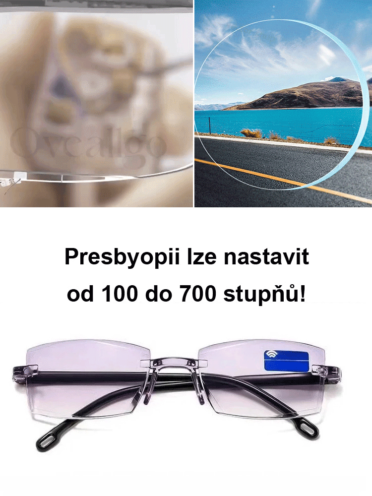 Inteligentní high-tech brýle proti záření pro presbyopii -- Přidělení 1055551