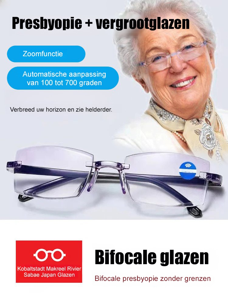 Zwarte technologie anti-straling leesbril