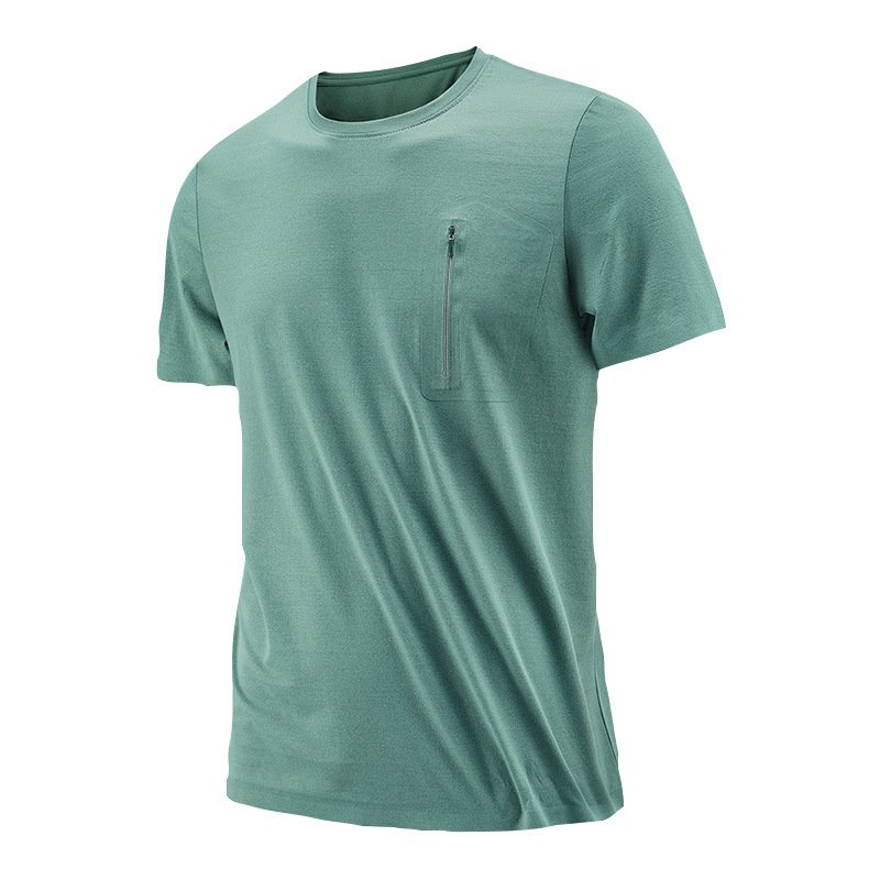 Pánské rychleschnoucí krátké rukávy z ledového hedvábí