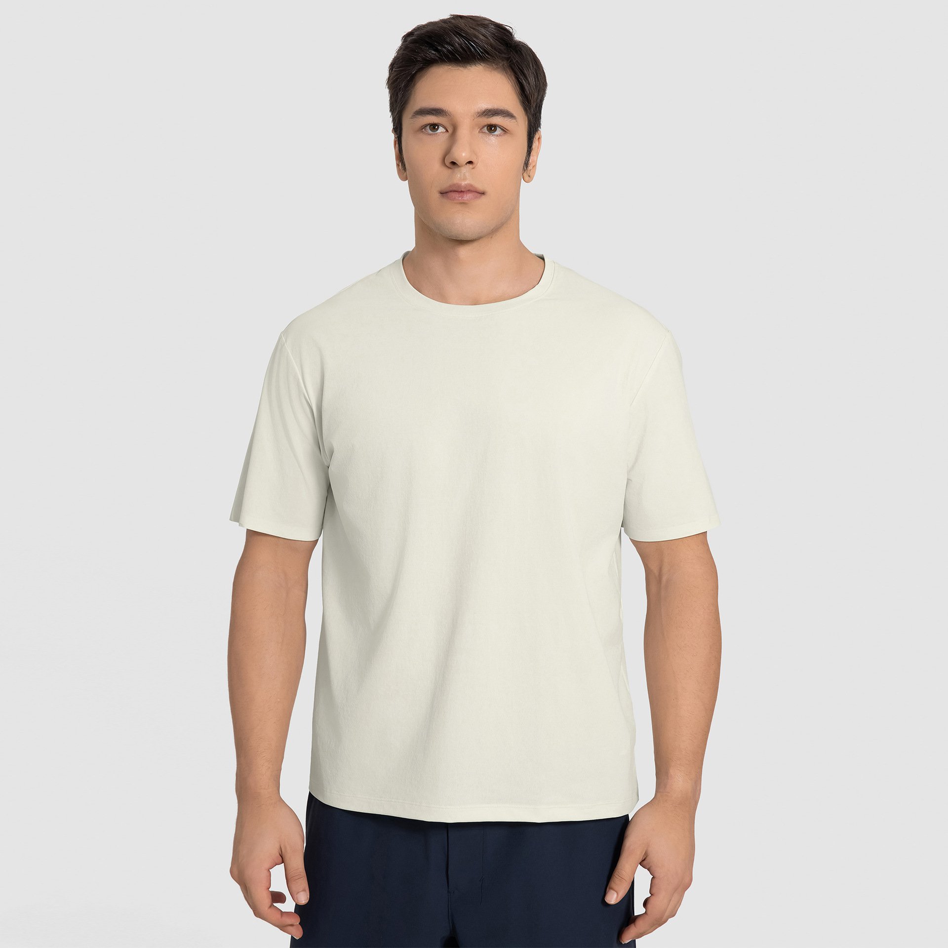 Letní jednobarevné univerzální tričko se spodním dílem