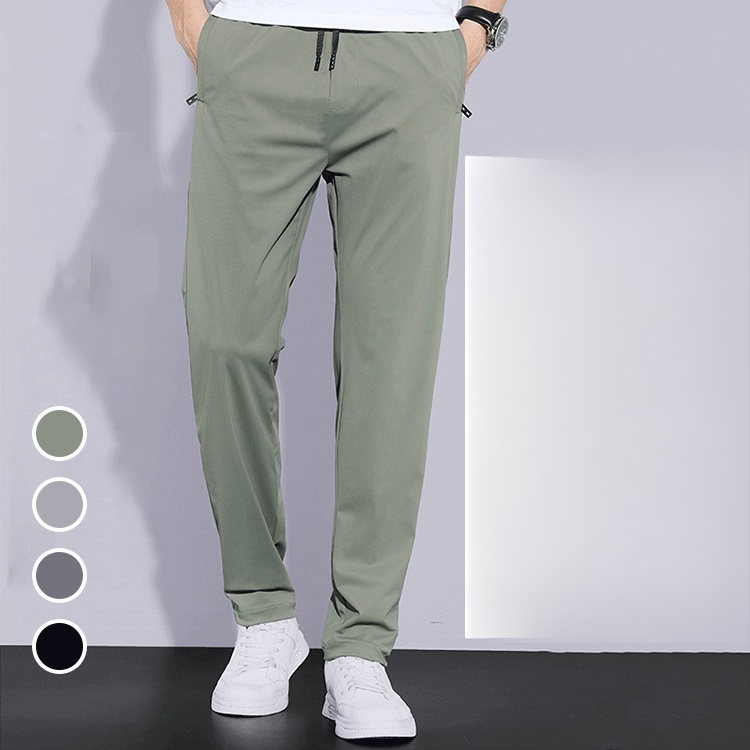 Verano pantalones de seda de hielo ultra delgados y transpirables