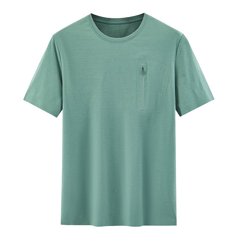 Pánské rychleschnoucí krátké rukávy z ledového hedvábí