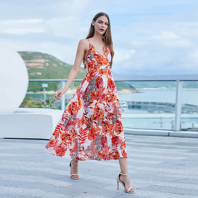 Nové bohémské šaty s potiskem