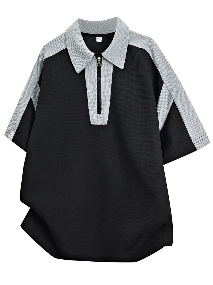 Volné ležérní kostkované polo