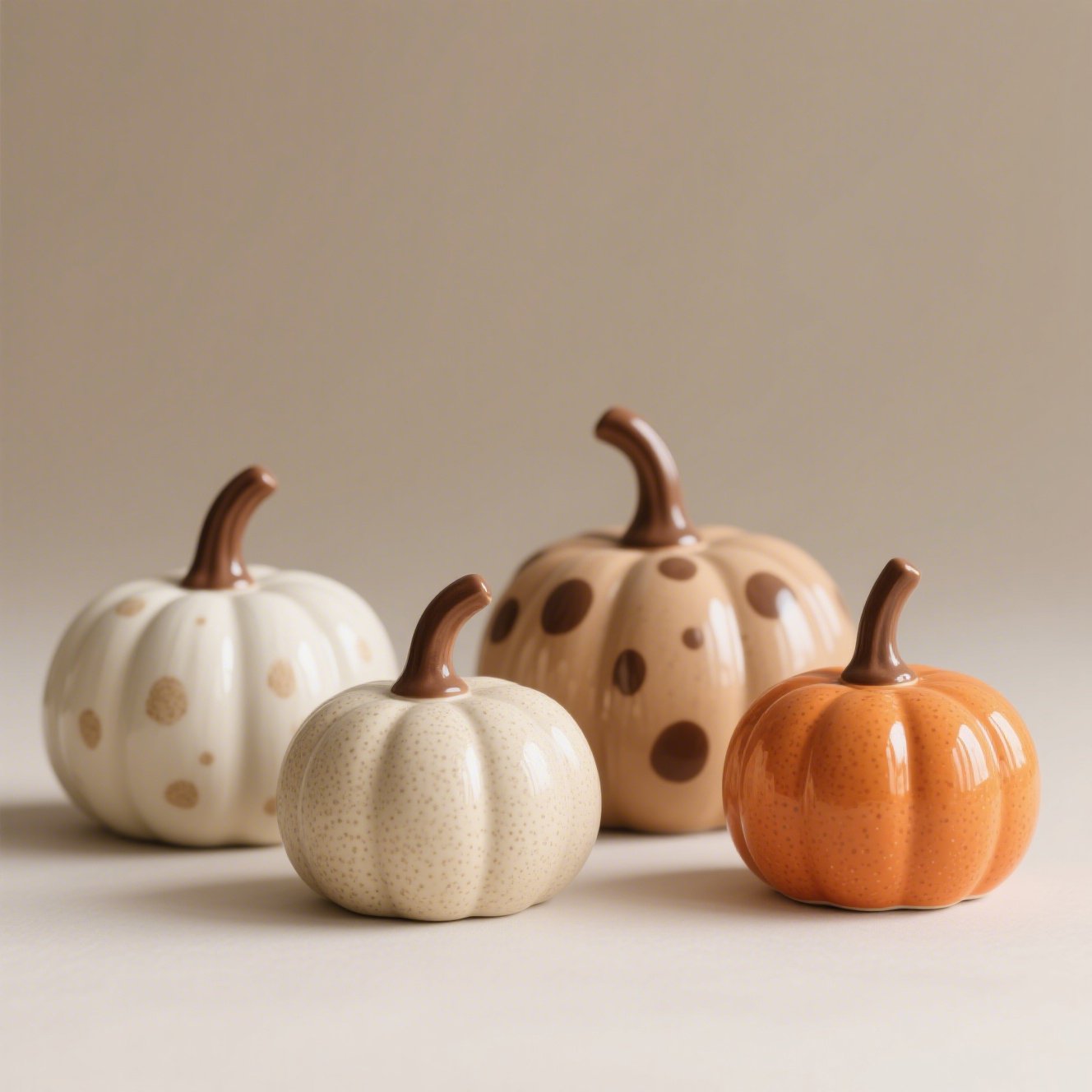 Sada čtyř keramických dýní – prodává se minimálně 4 sady