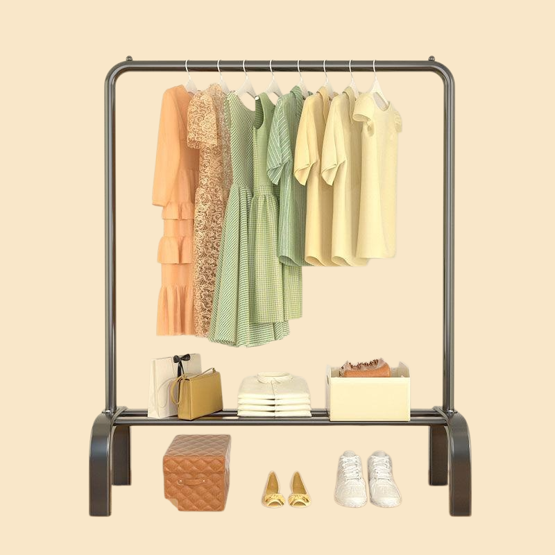 심플한 바닥형 옷걸이