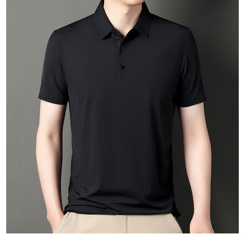 メンズ用冷感ポロシャツ着用イメージ