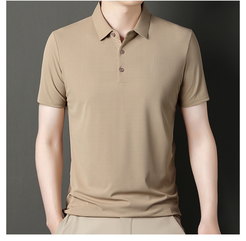 クールビズ対応 冷感ポロシャツ コーデ例