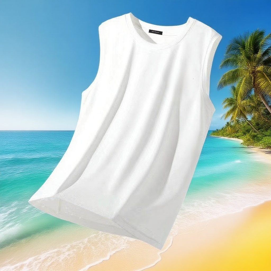 Tílko na fitness z lehkého materiálu