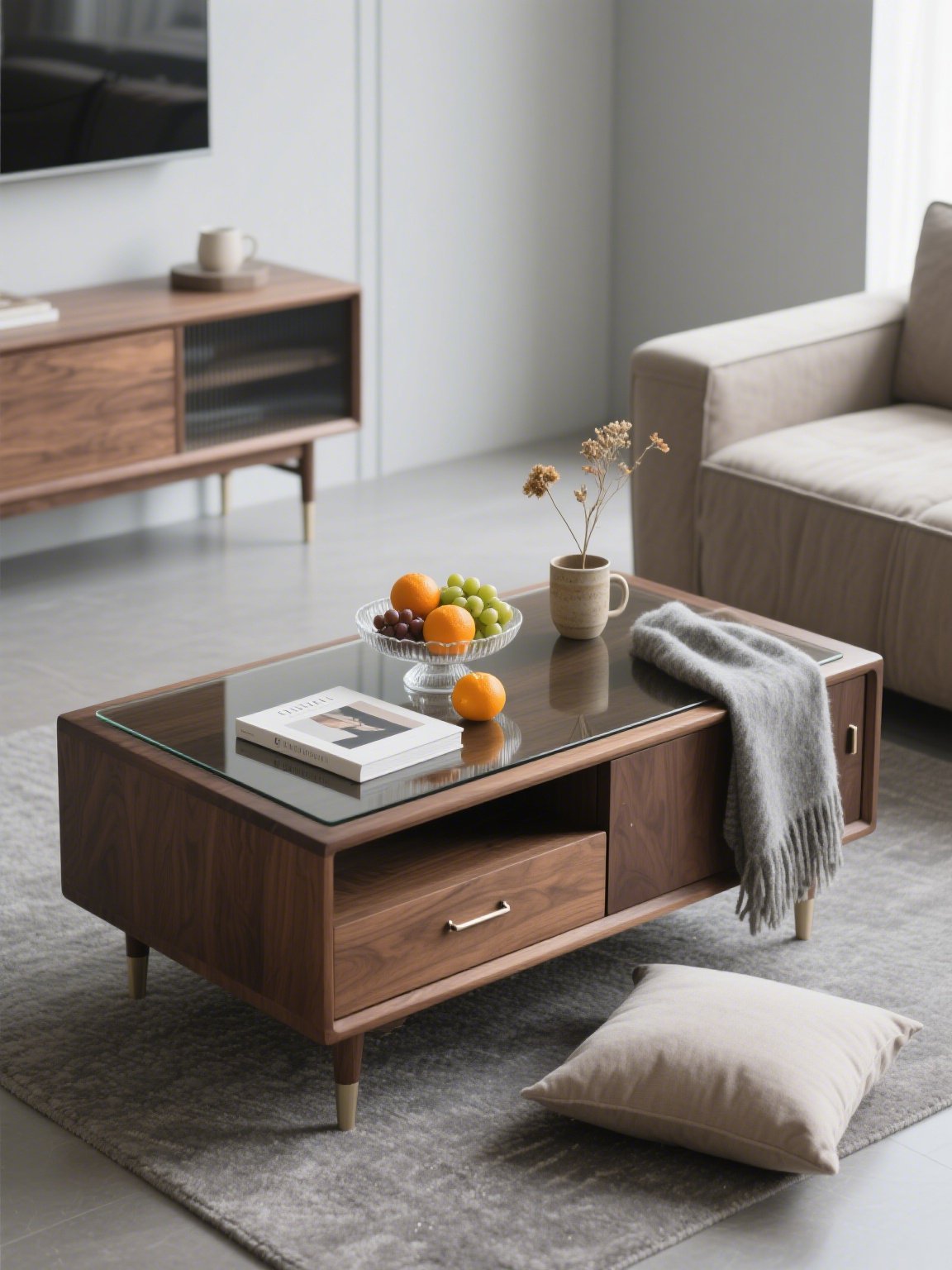 リビングルーム収納コーヒーテーブル