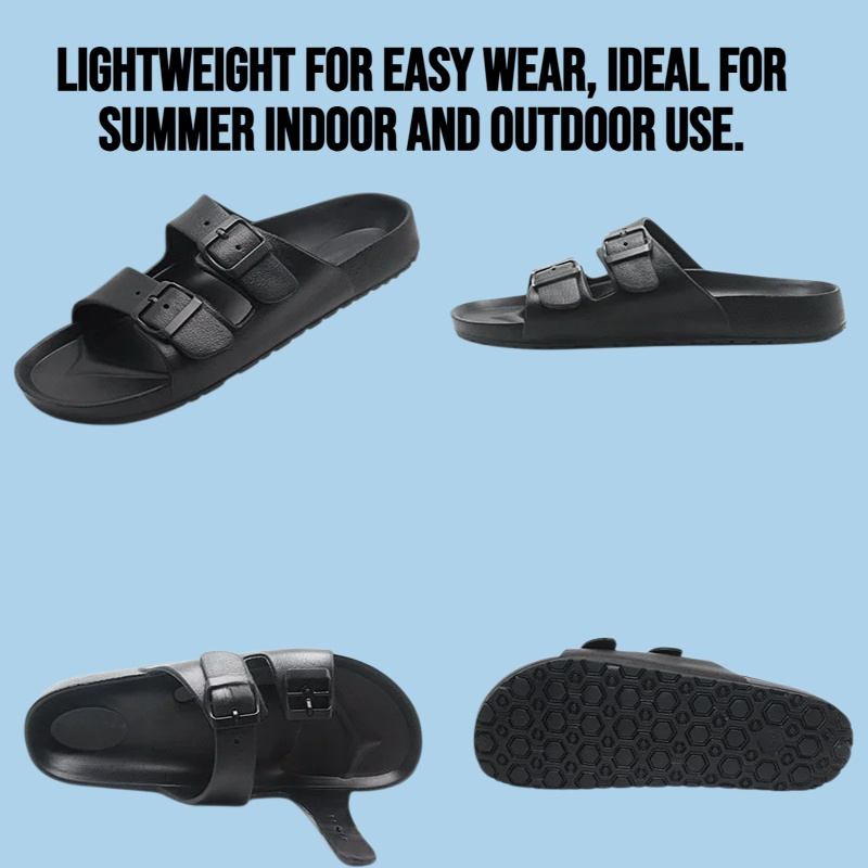 Soft and non slip men's cool slippers for summer