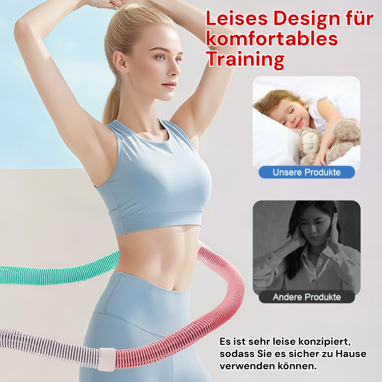 A fat-reducing hula hoop that won't fall off