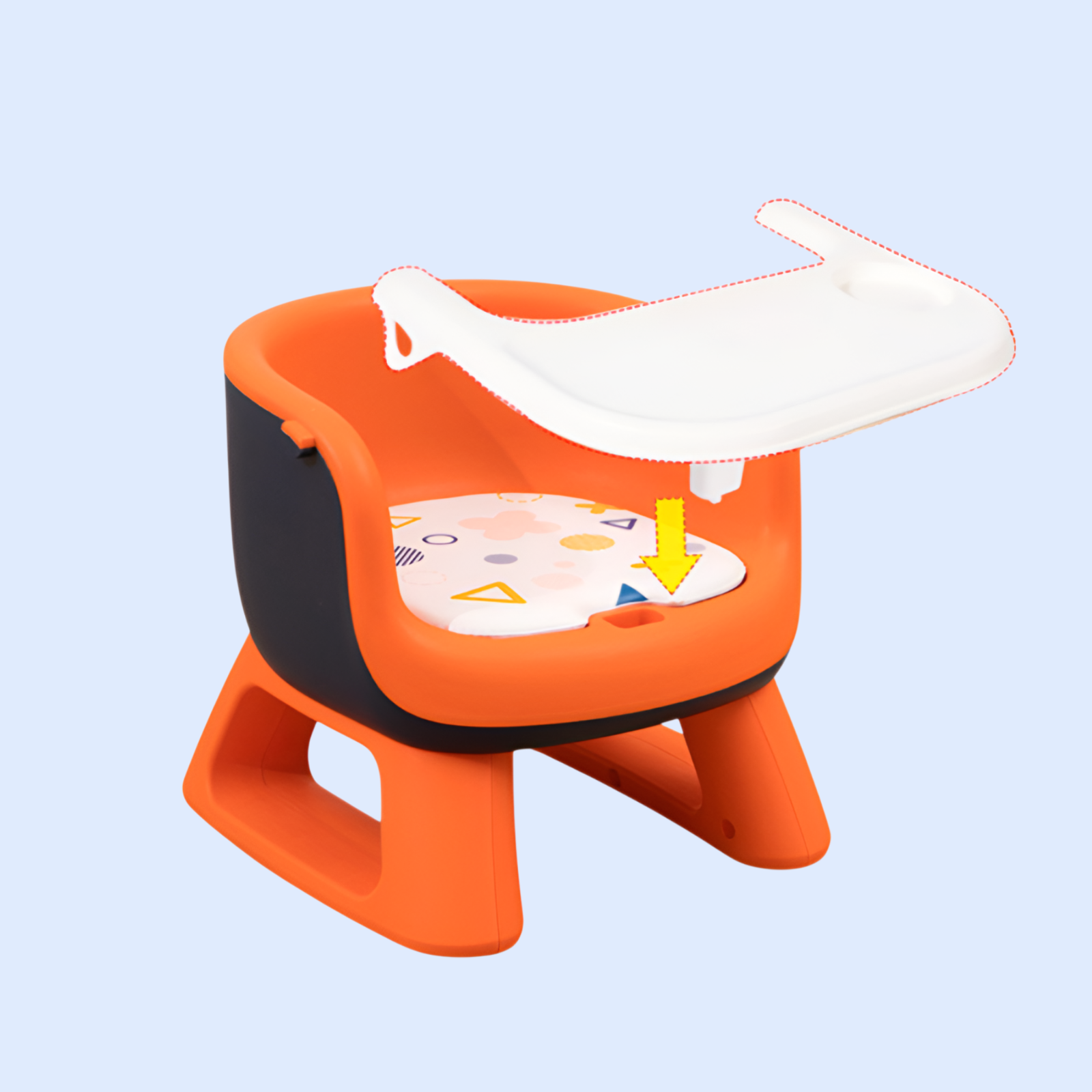 ベビーチェア テーブルチェア 子供 赤ちゃん 携帯 ダイニングチェア 食事 椅子 子供 お食事椅子 赤ちゃんストラップのデザイン アルミダイニングテーブルと椅子 6ヶ月から3歳まで