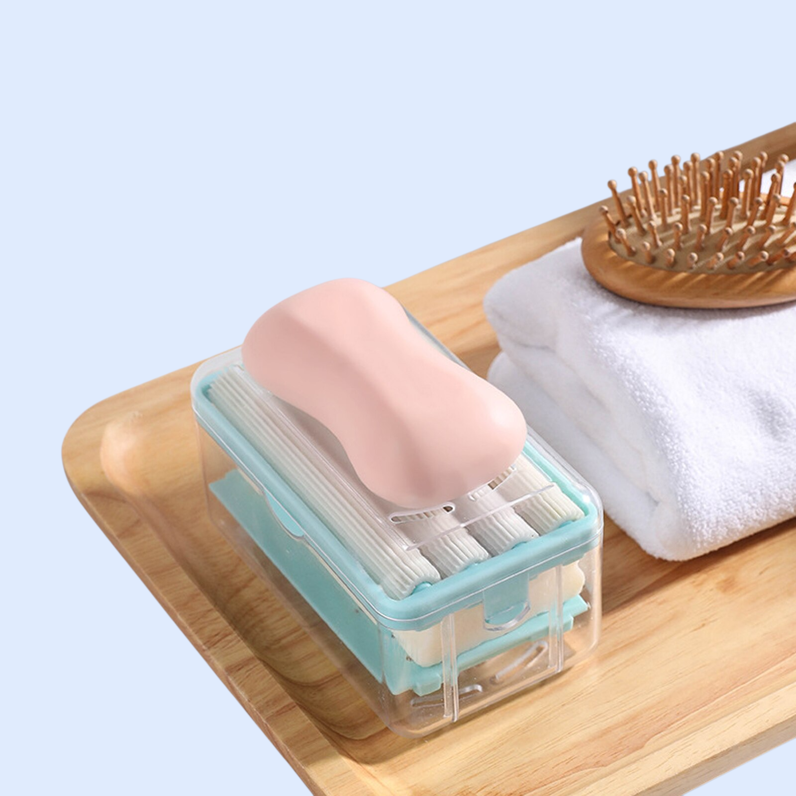 창의적인 다기능 비누 케이스