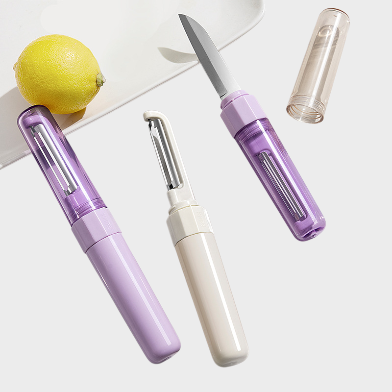 ポータブル多機能スクレーパーデュアルヘッドフルーツピーラー
