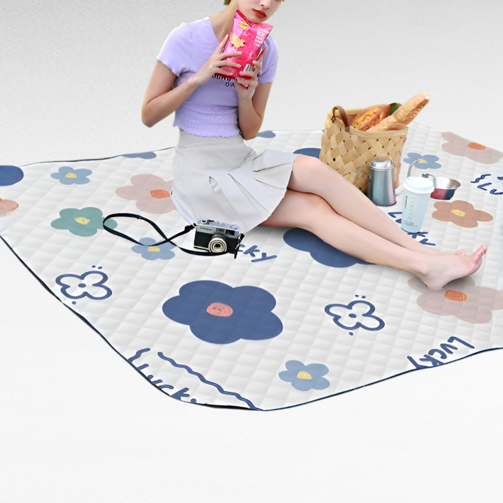 Outdoor camping picnic cushions picnic mats