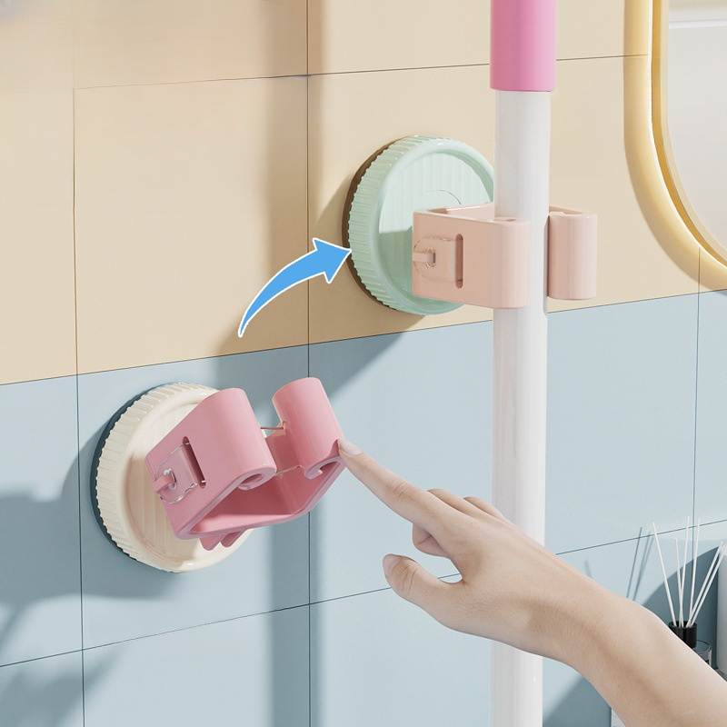 免打孔扫把夹壁挂吸盘