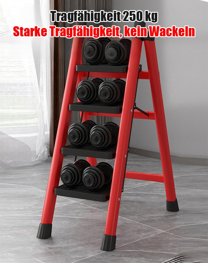 Multifunktionale Haushaltsleiter für Aufbewahrung