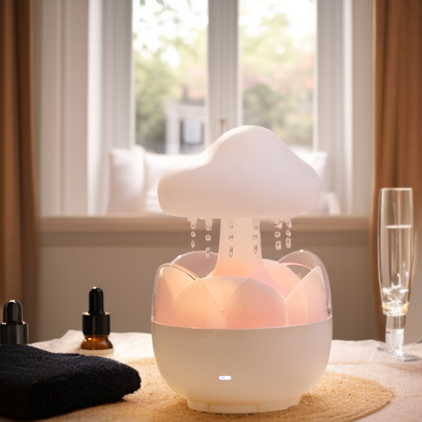 Wohnaccessoire: Design Diffuser mit LED Beleuchtung