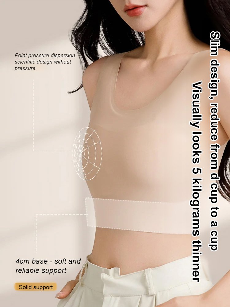 Invisible breasts and small breasts bra