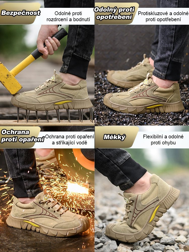 Prodýchací, odolné proti zápachu, protibodové boty