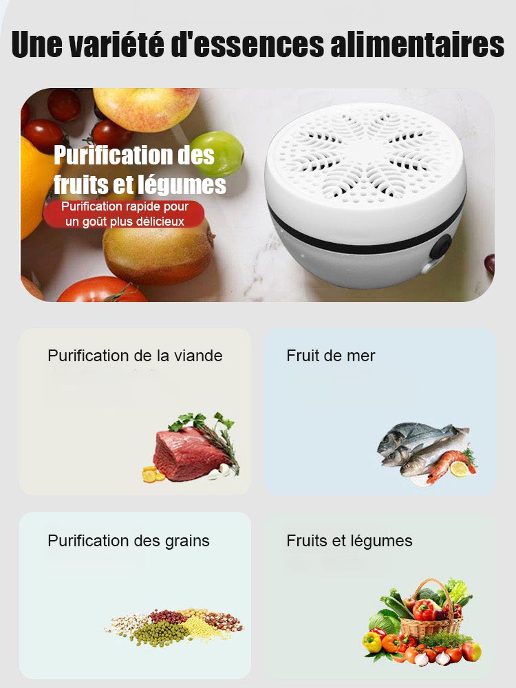 【Libérez vos mains】Machine automatique de lavage de légumes et fruits