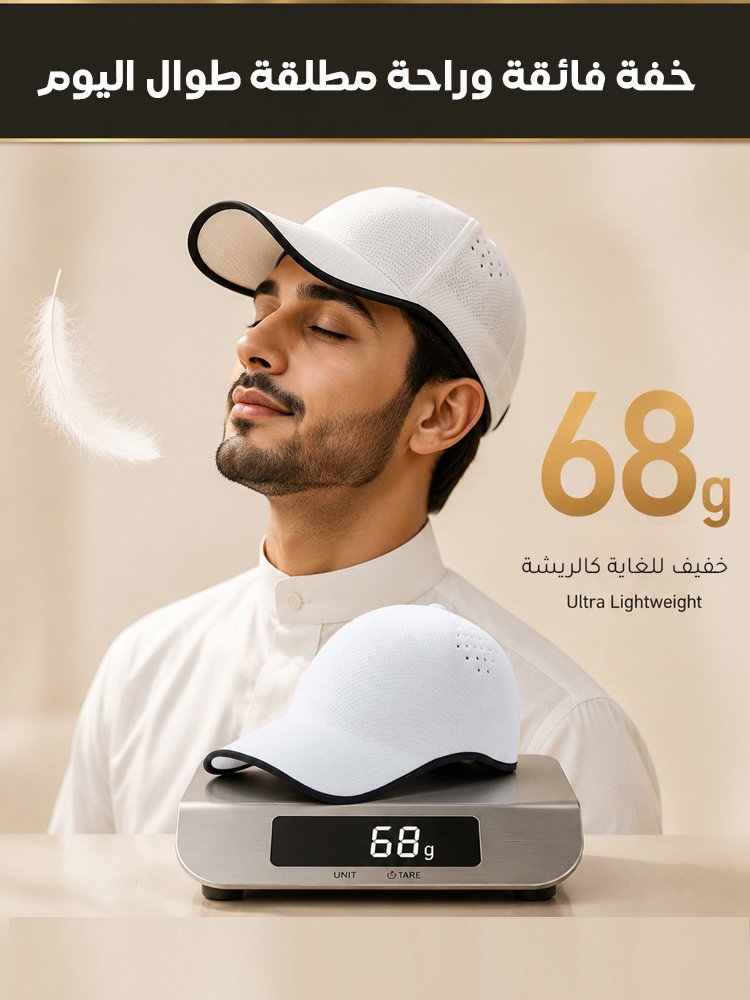 قبعة بيسبول سريعة الجفاف وجيدة التهوية بتصميم متكامل مبتكر
