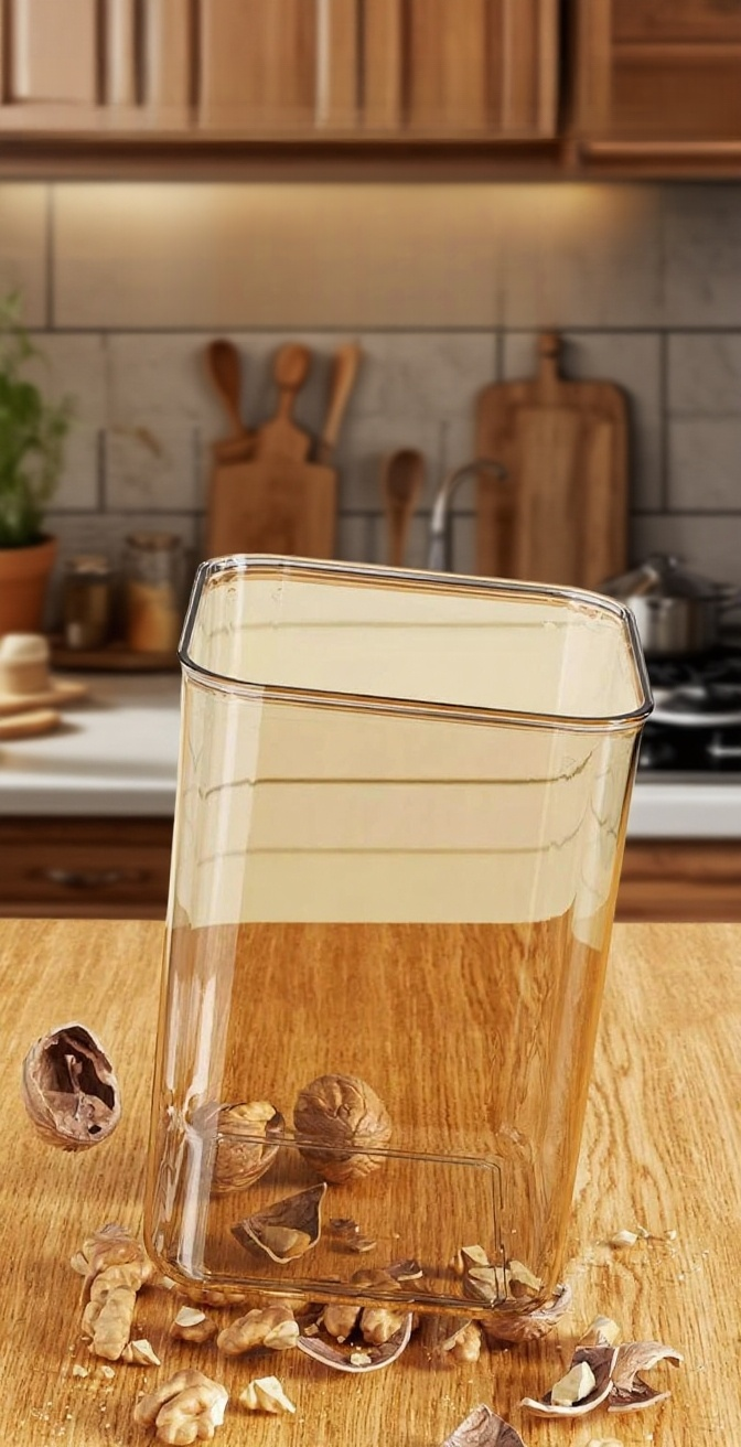 밀폐 용기로 습기와 냄새 차단한 곡물 보관