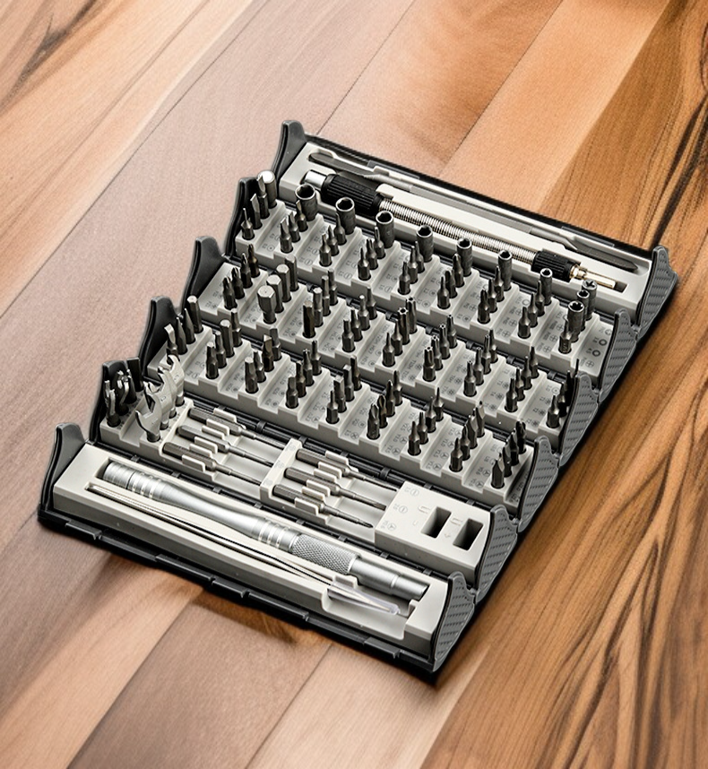 128合1手動多功能螺絲刀套裝全配件展示