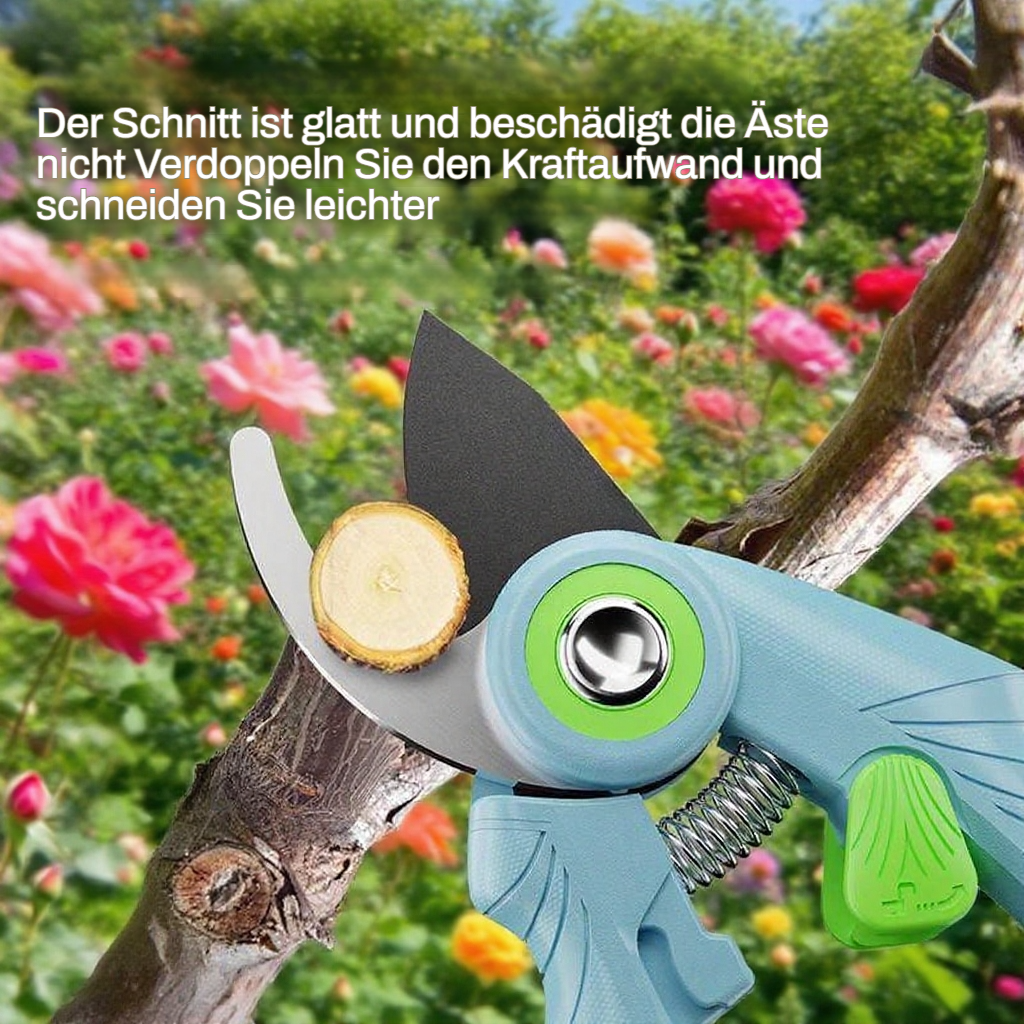 Scharfe und kraftsparende Gartenschere