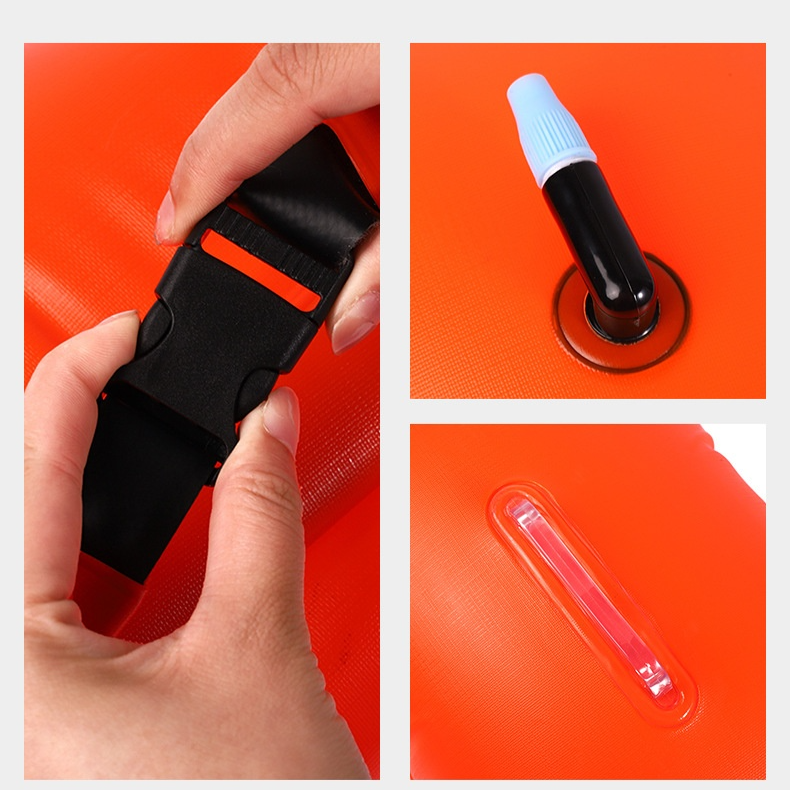 Poduszka powietrzna na zewnątrz nadmuchiwane miejsce do przechowywania zwolennik zapobiegający utoni