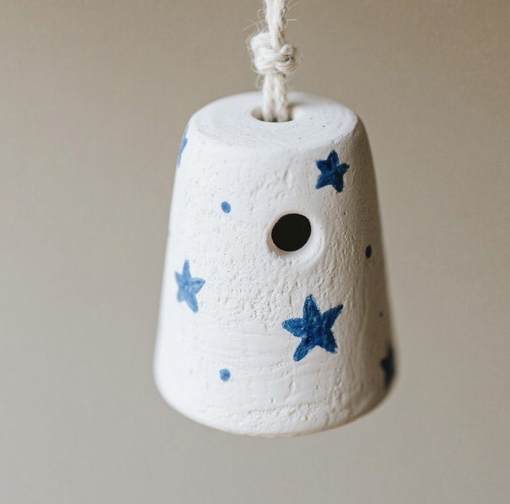 Carillons éoliens en terre cuite de la série Star