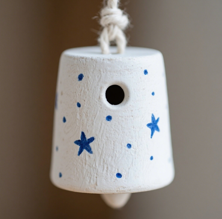 Carillons éoliens en terre cuite de la série Star