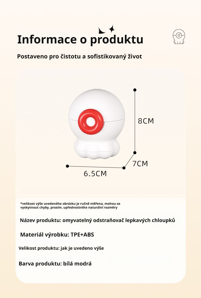 omyvatelný a opakovaně použitelný váleček