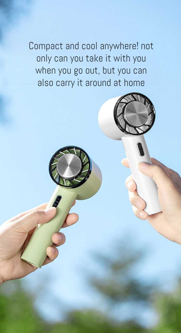 Travel-friendly fan with instant cooling