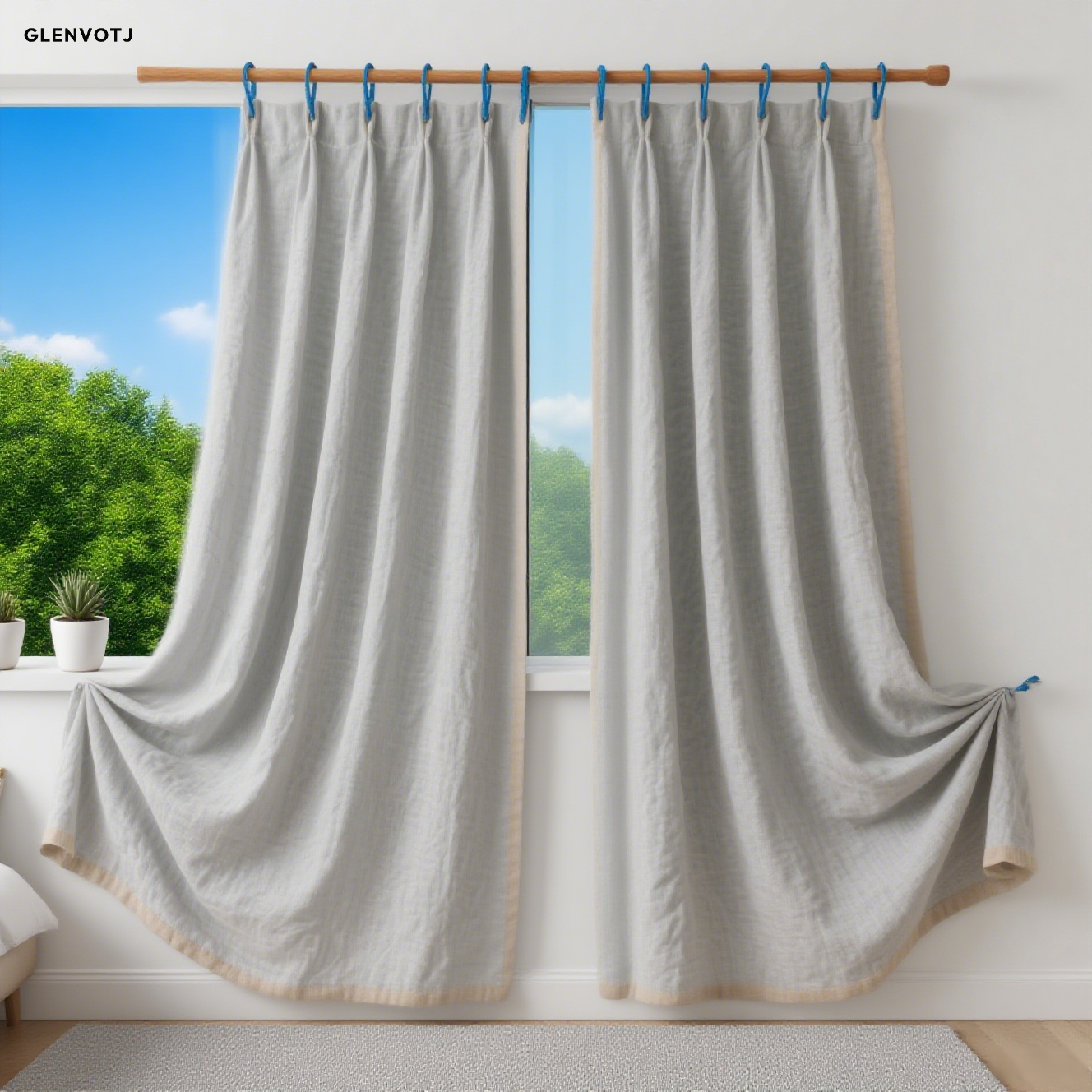 Lehké luxusní závěsy vysoké třídy