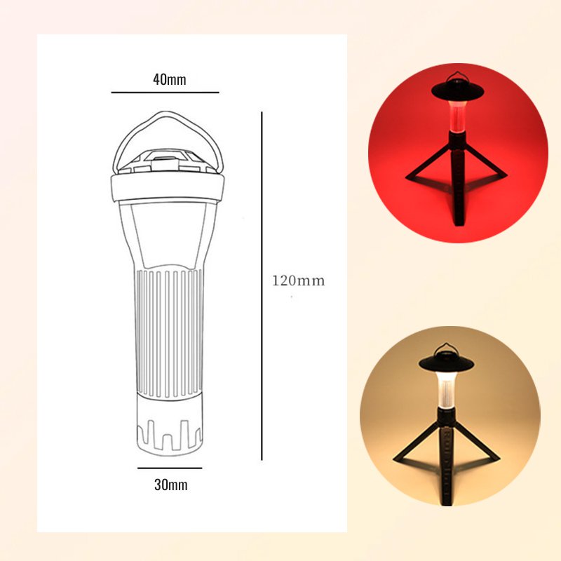 야외 휴대용 캠핑 조명 캠핑 조명 조명 장수명 비상 손전등