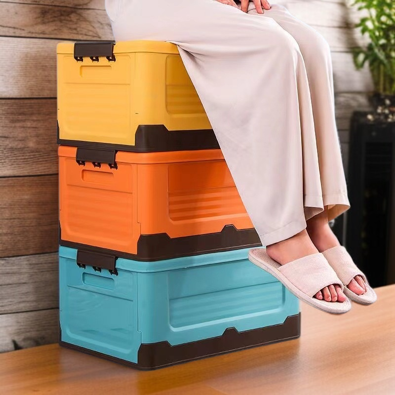 Úložný box do auta na venkovní použití, velkokapacitní kufr na věci do zavazadlového prostoru