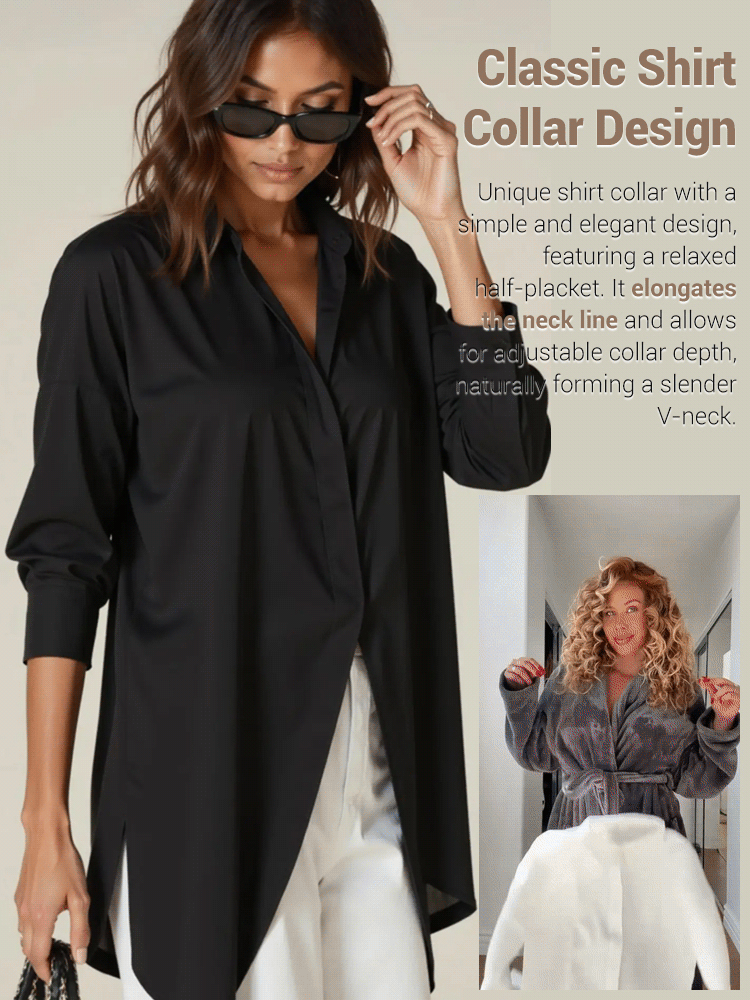 【Forever in Style】High-End Fashionable Multi-Color Loose Versatile Shirt