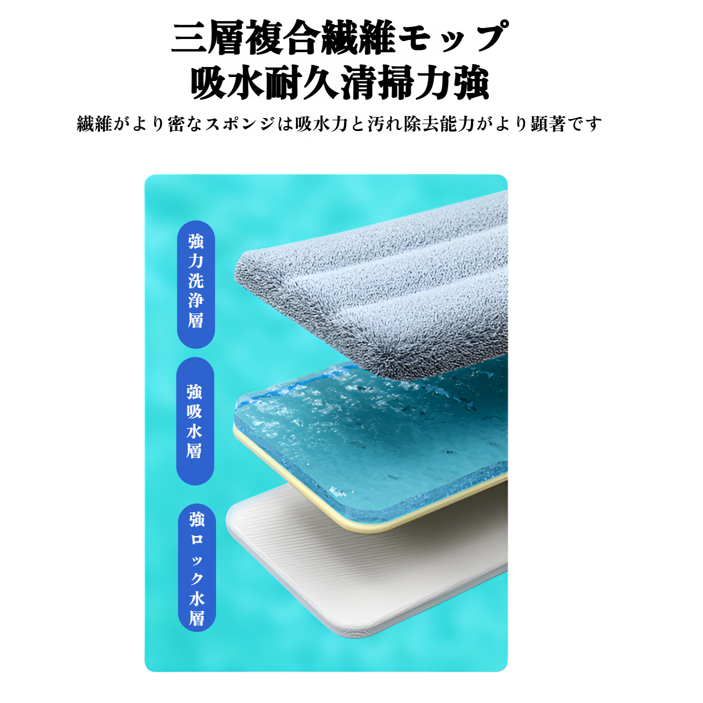 床ふきワイパーと掃除用シートのセット