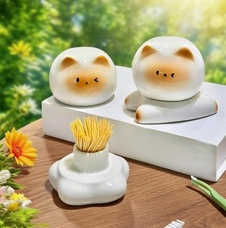 Niedliche Keramik Zahnstopf für Badezimmer