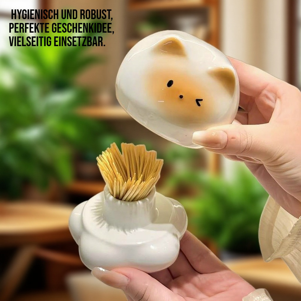 Süße Keramik Zahnstopf