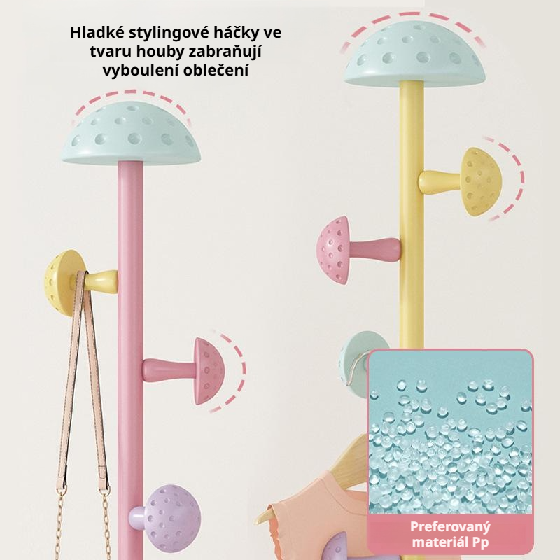 Domácí věšák na kabáty a tašky, dopaminový stojan na oblečení do obývacího pokoje