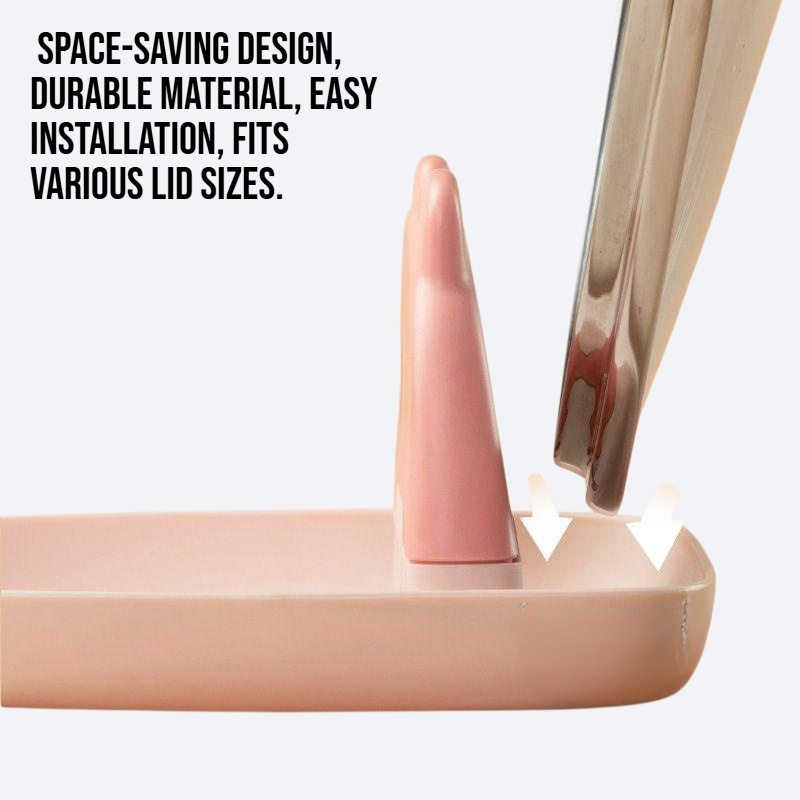 Kitchen lid storage rack